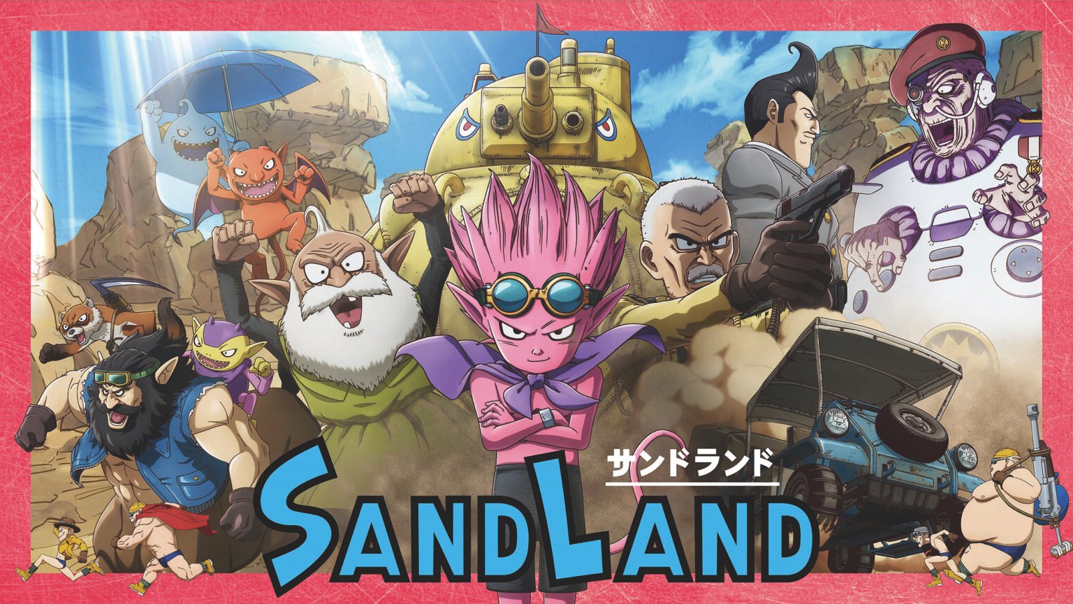 Sand Land anime bejelentés